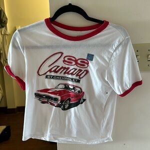 tilly’s graphic crop top, size medium, never worn still has tags